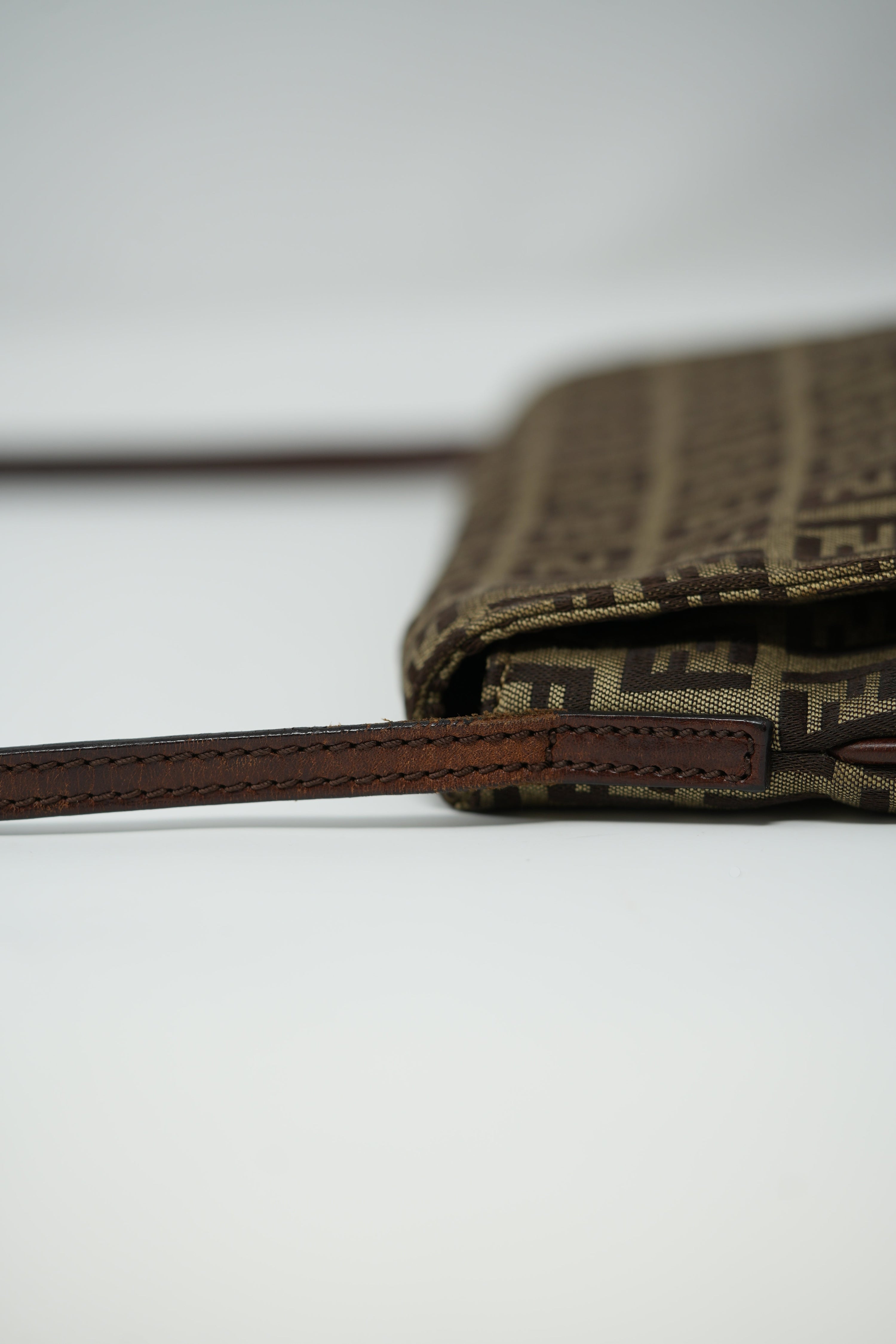 Fendi Vintage Zucca Crossbody Bag