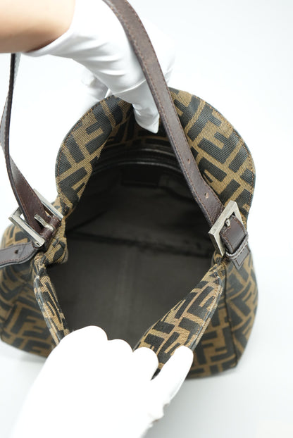 Fendi 90s Zucca Hobo Handbag