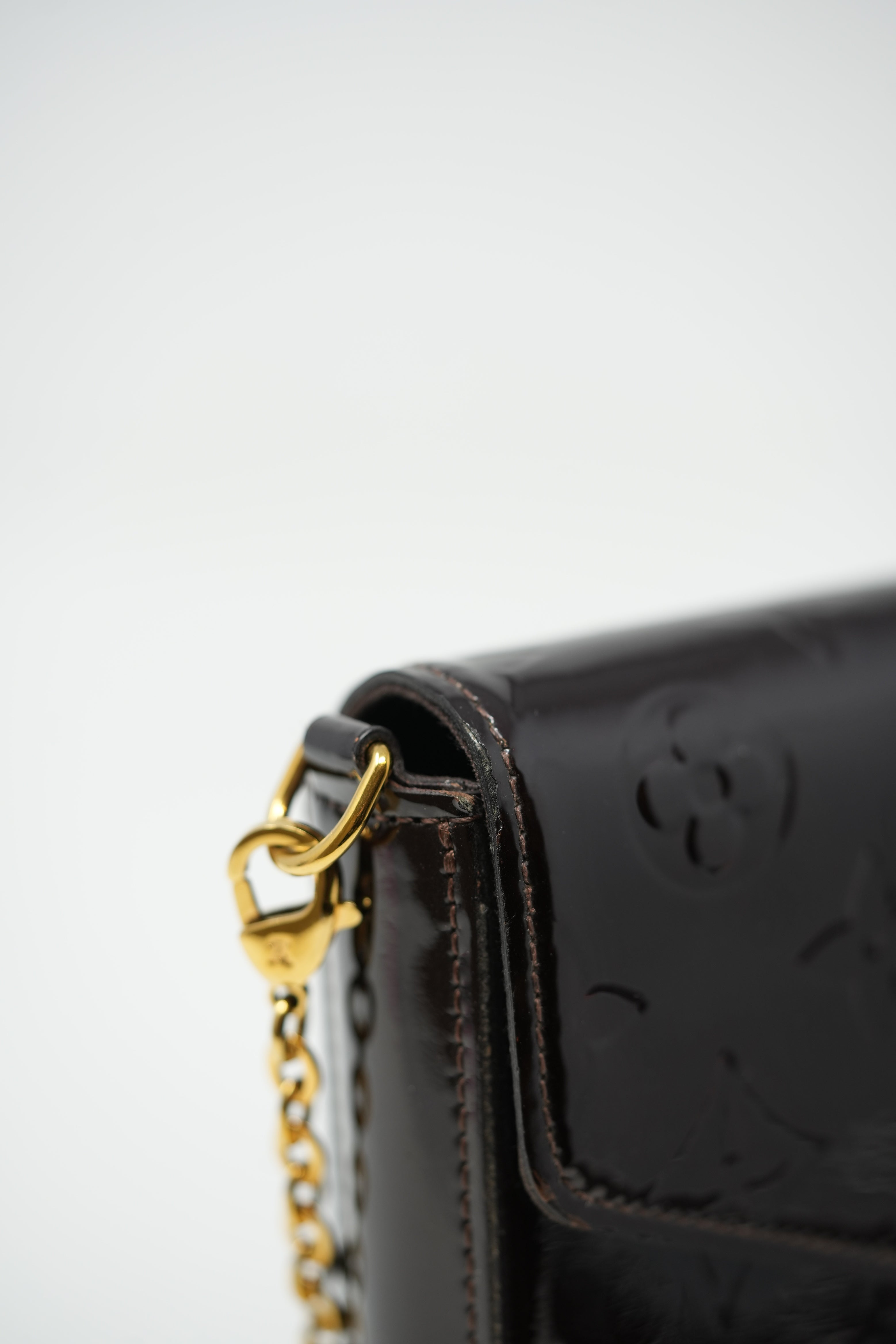Louis Vuitton 2018 Patent Felicie Pochette Crossbody
