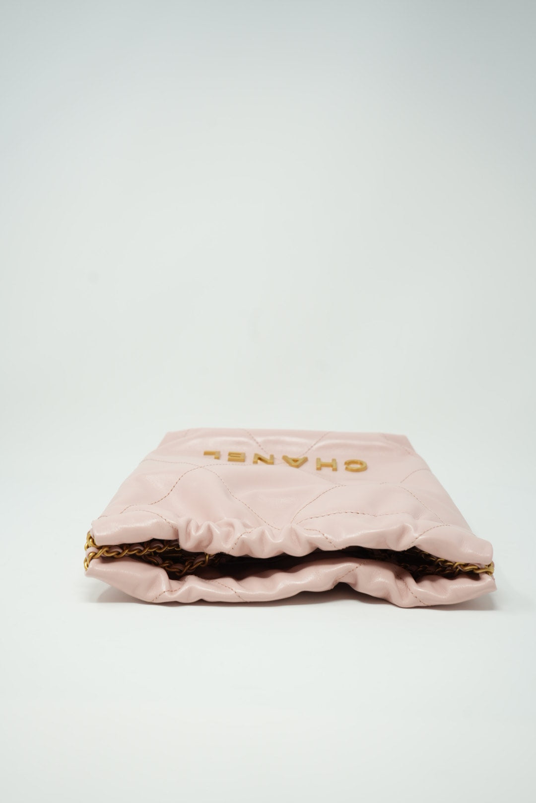 Pre-Owned Chanel 2023 Mini 22 Hand Bag Light Pink New
