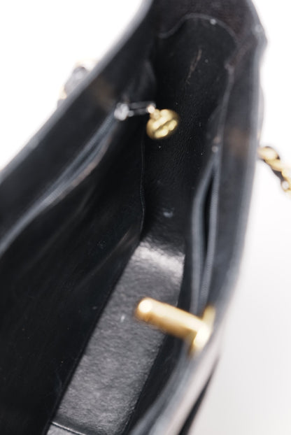 Pre-Owned Chanel Black Quilted Caviar Tote Bag