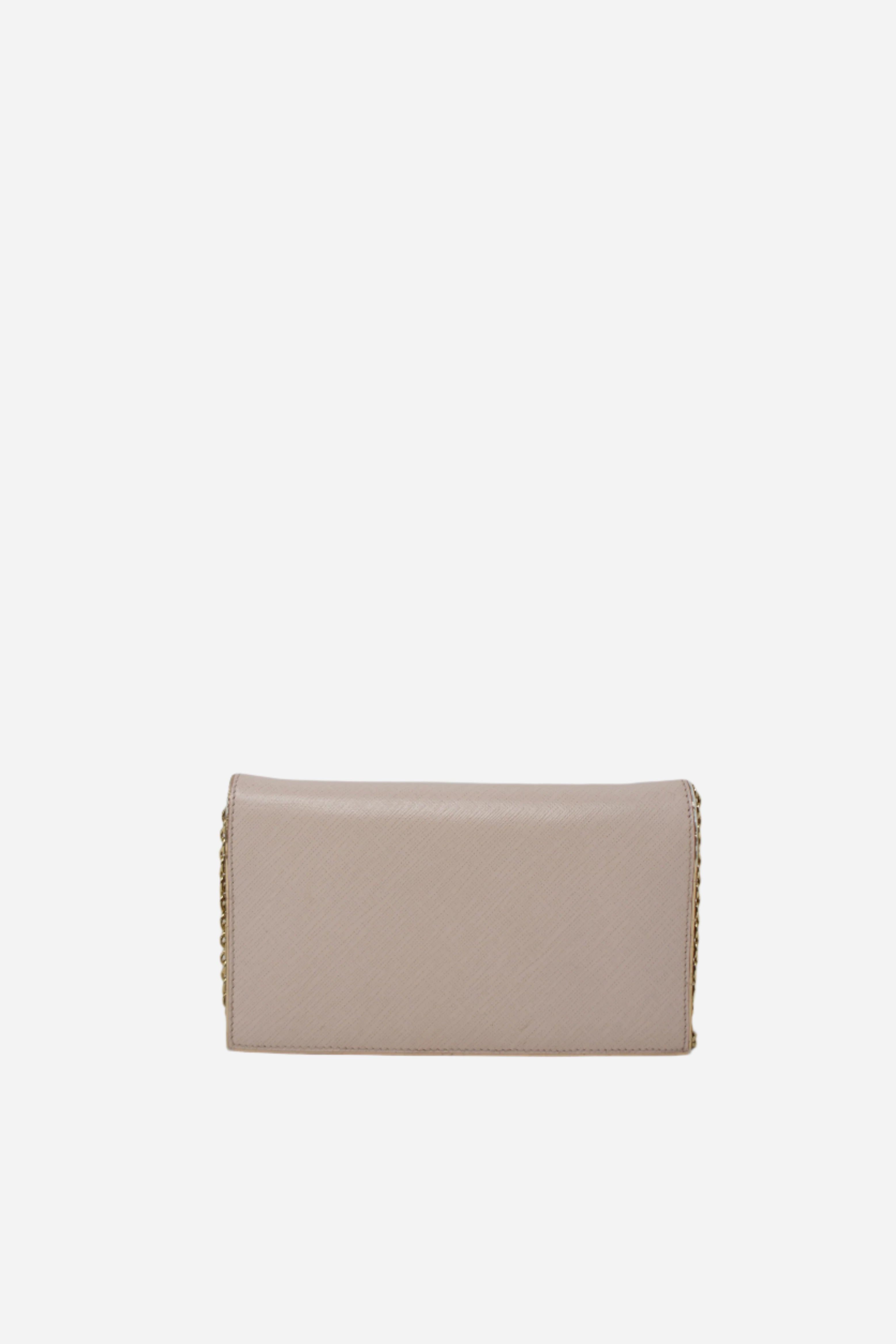 Ferragamo Beige Wallet On Chain