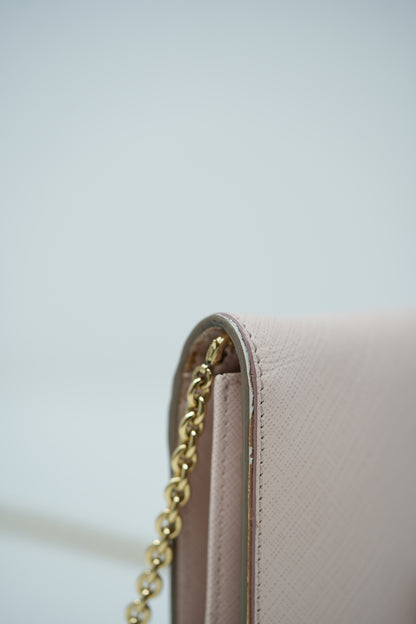 Ferragamo Beige Wallet On Chain
