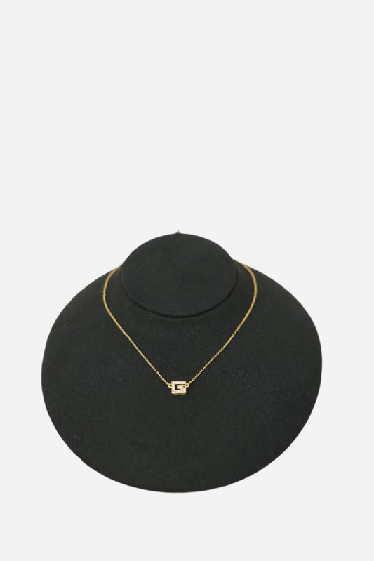 Givenchy G Rhinestone Necklace