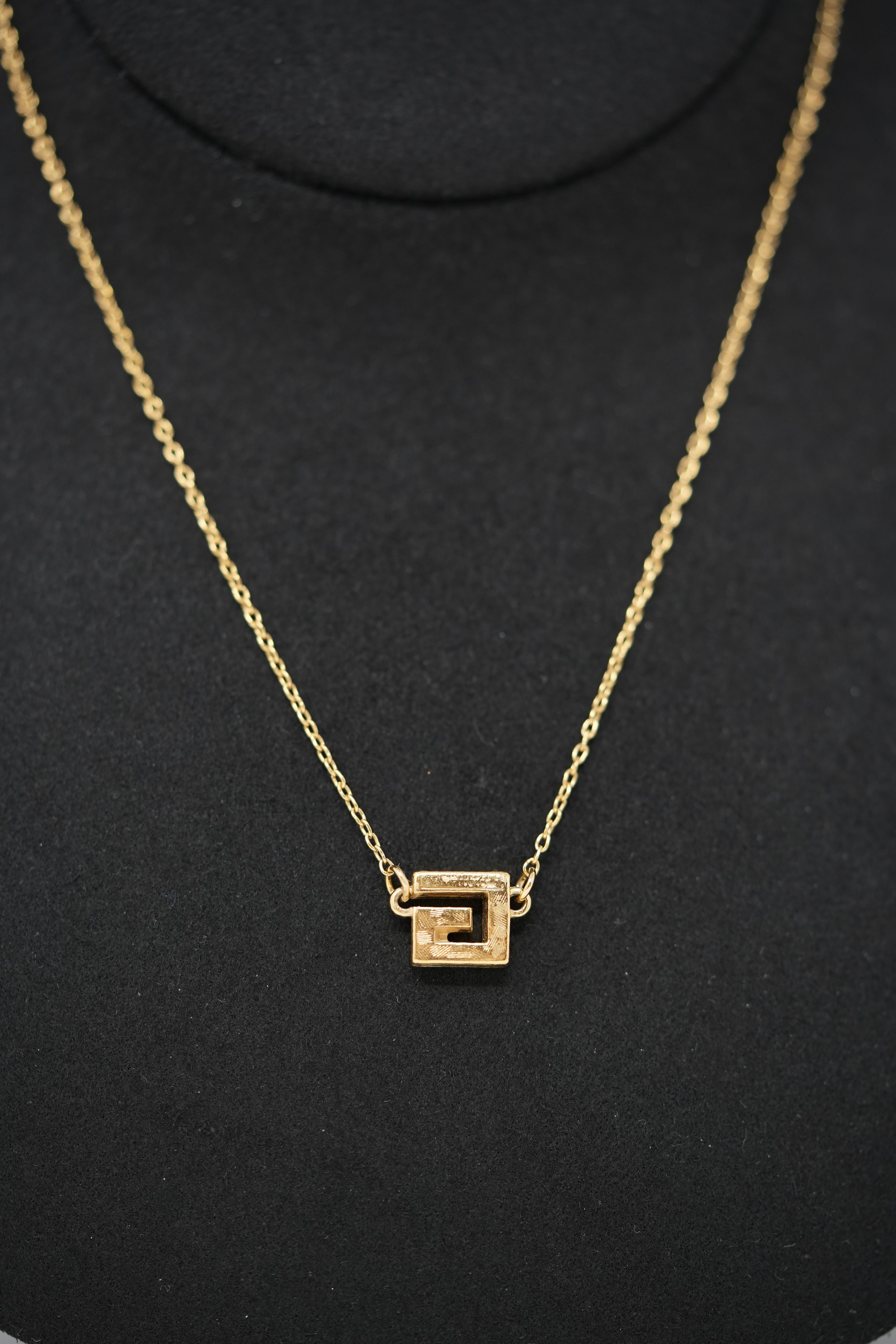 Givenchy G Rhinestone Necklace