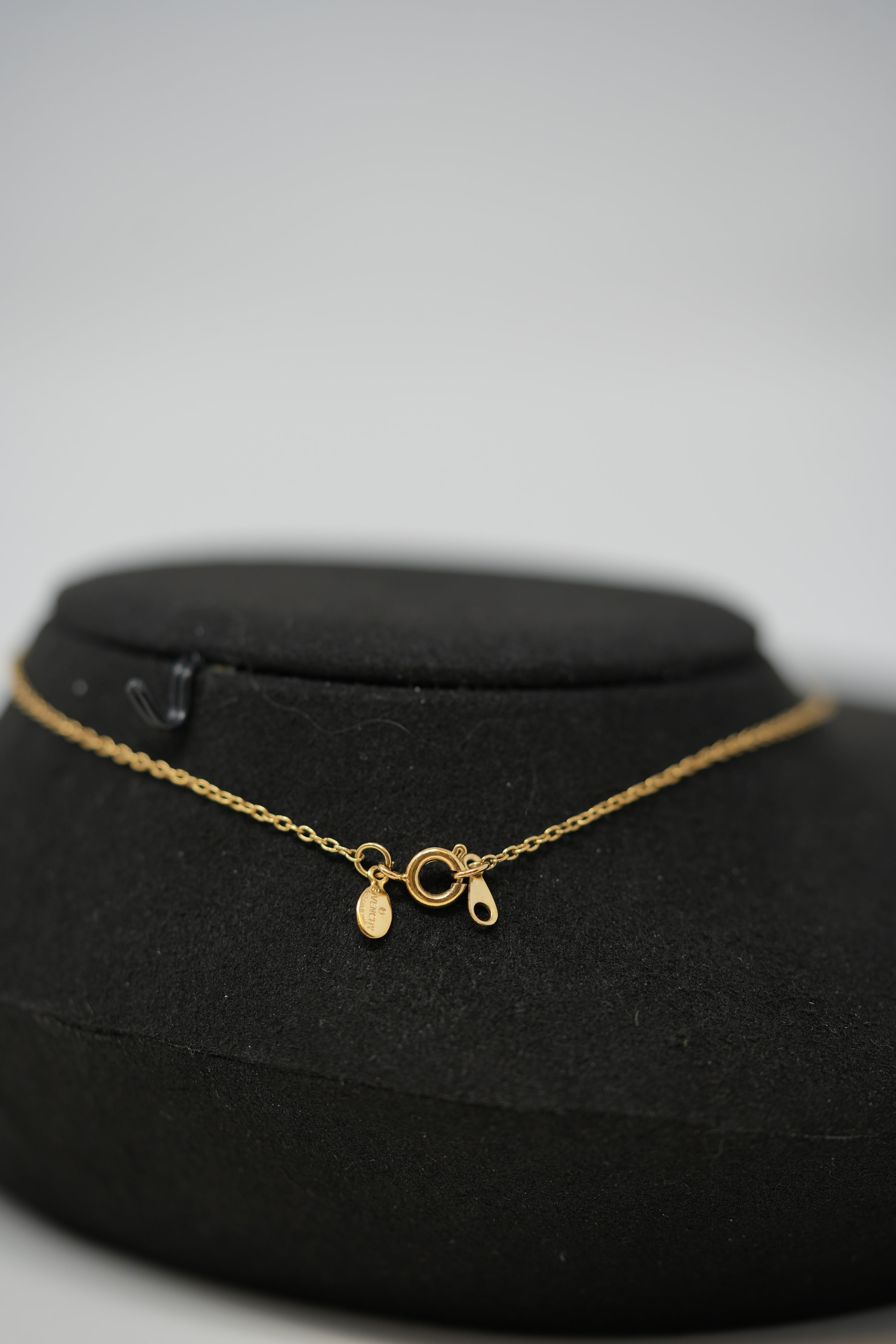 Givenchy G Rhinestone Necklace