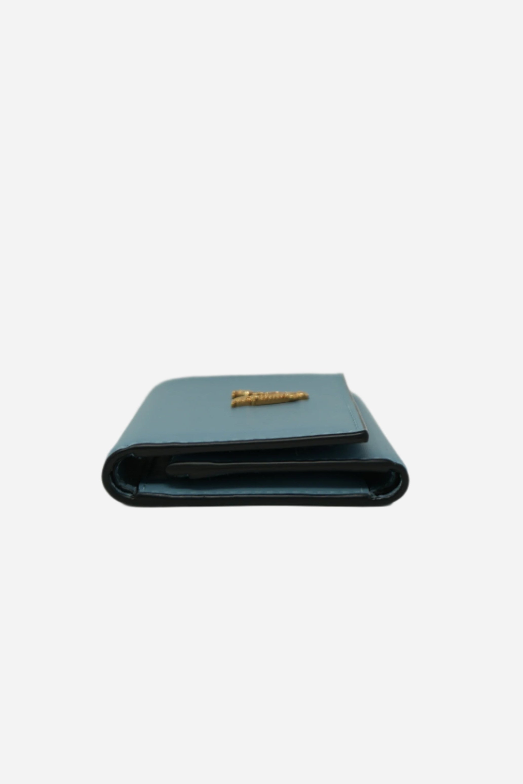 Versace Blue Compact Wallet