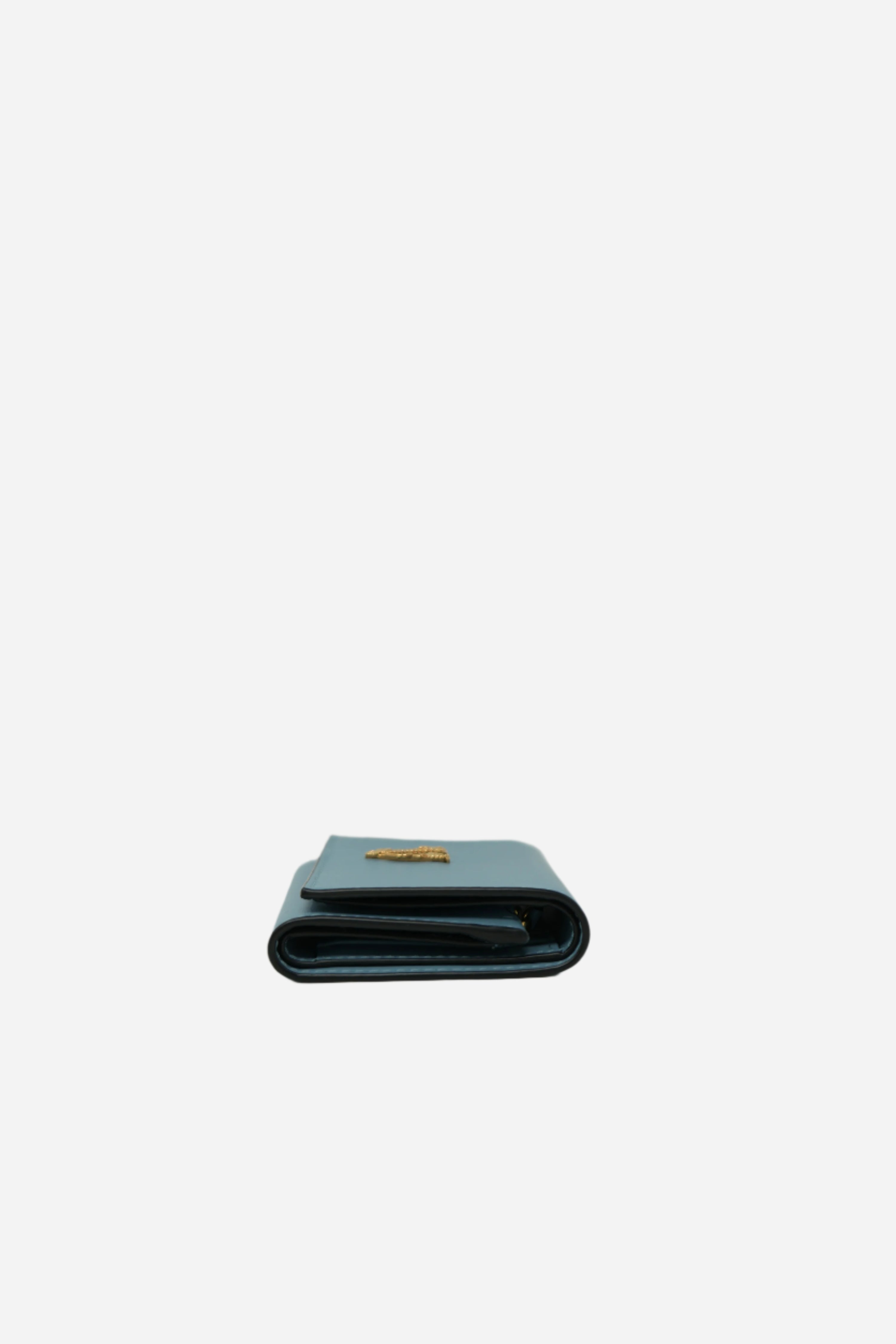 Versace Blue Compact Wallet