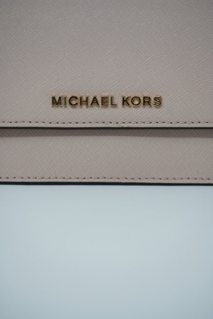 Michael Kors Beige Long Flao Wallet
