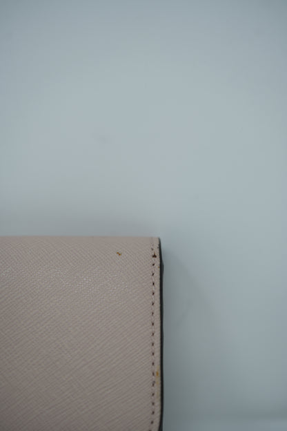 Michael Kors Beige Long Flao Wallet
