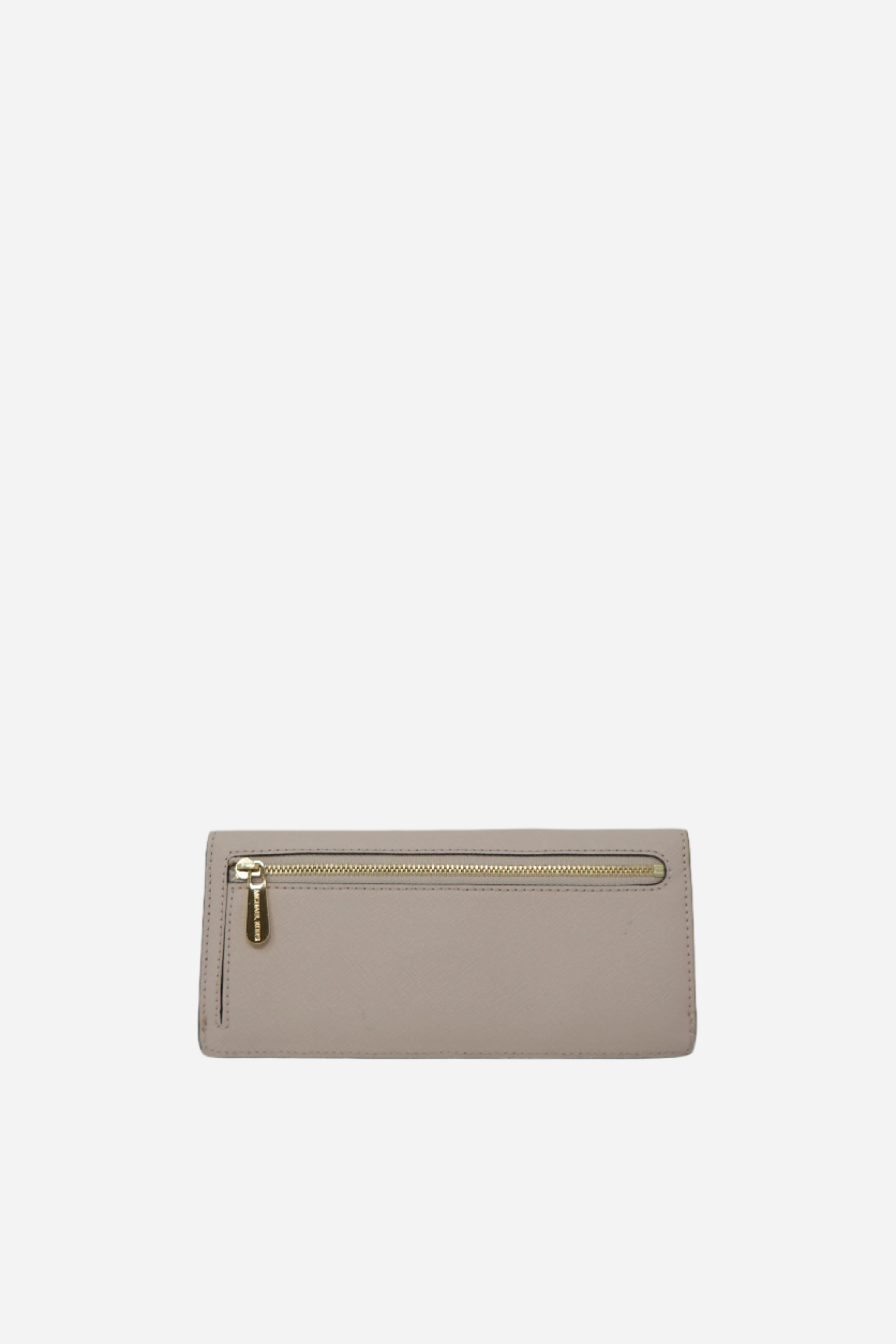 Michael Kors Beige Long Flao Wallet