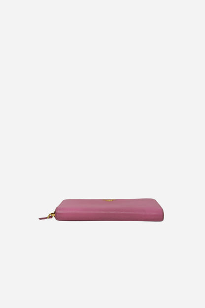 Prada Saffiano Long Zipped Wallet