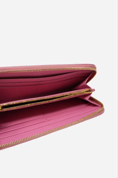 Prada Saffiano Long Zipped Wallet