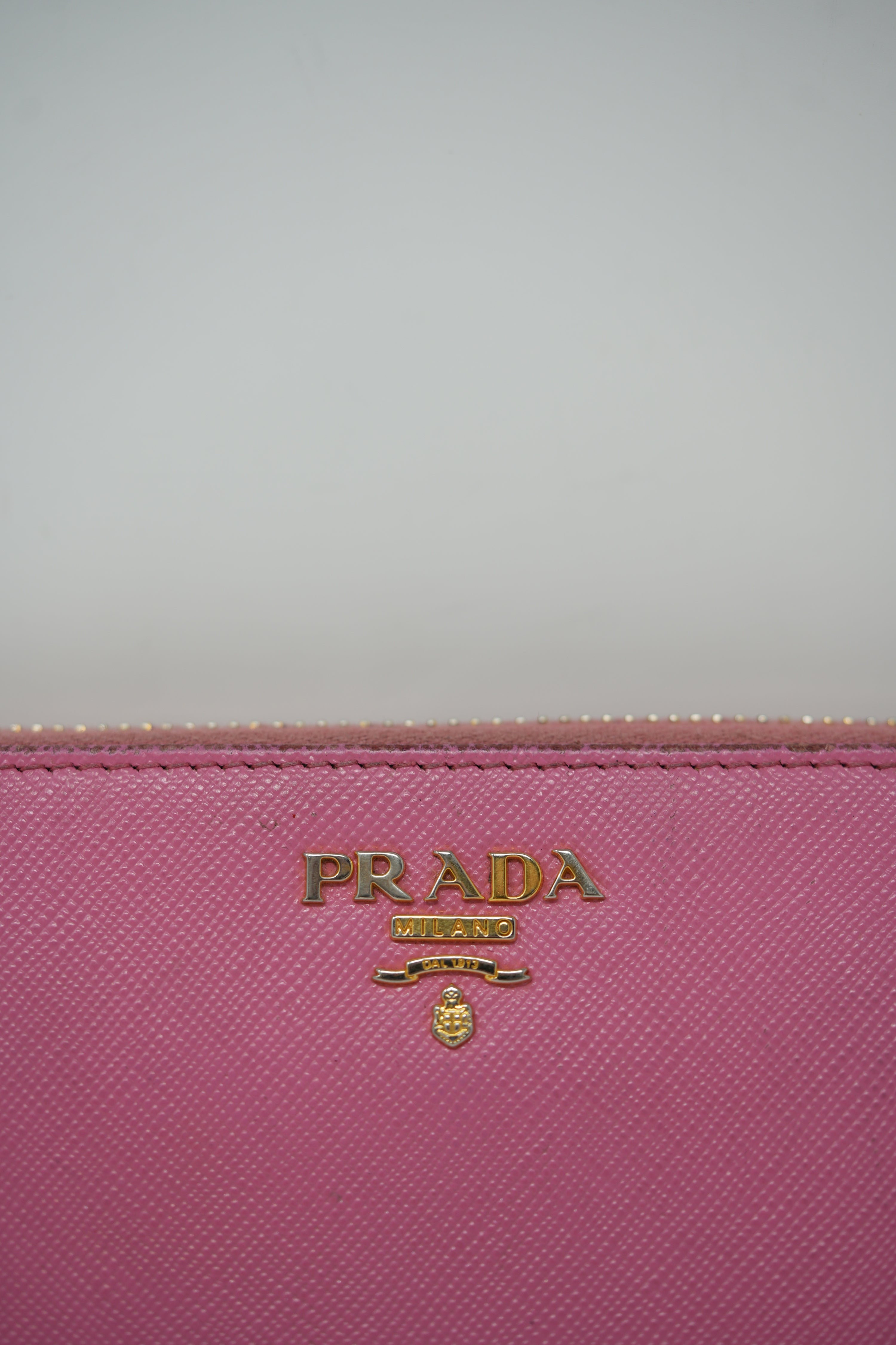 Prada Saffiano Long Zipped Wallet