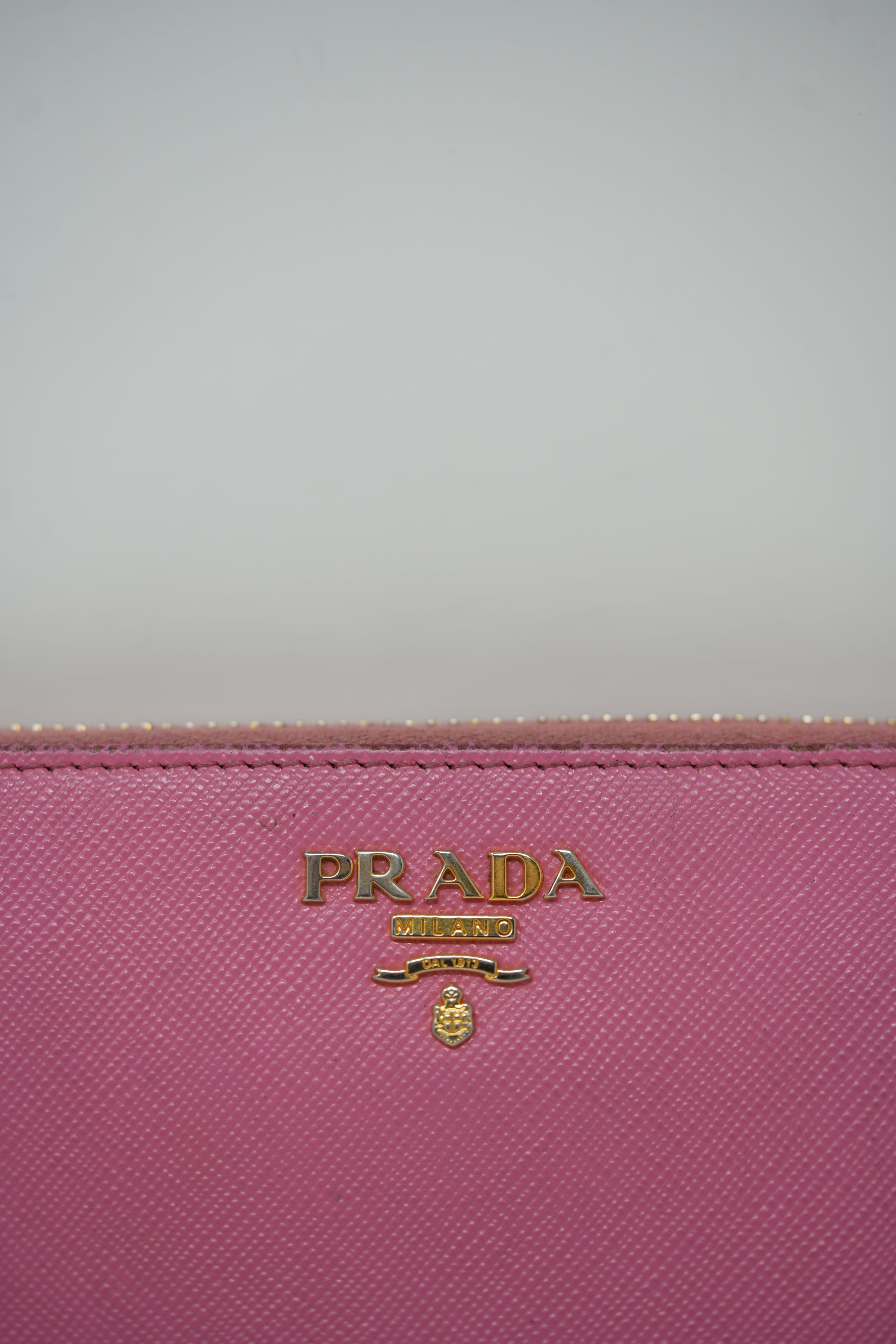 Prada Saffiano Long Zipped Wallet