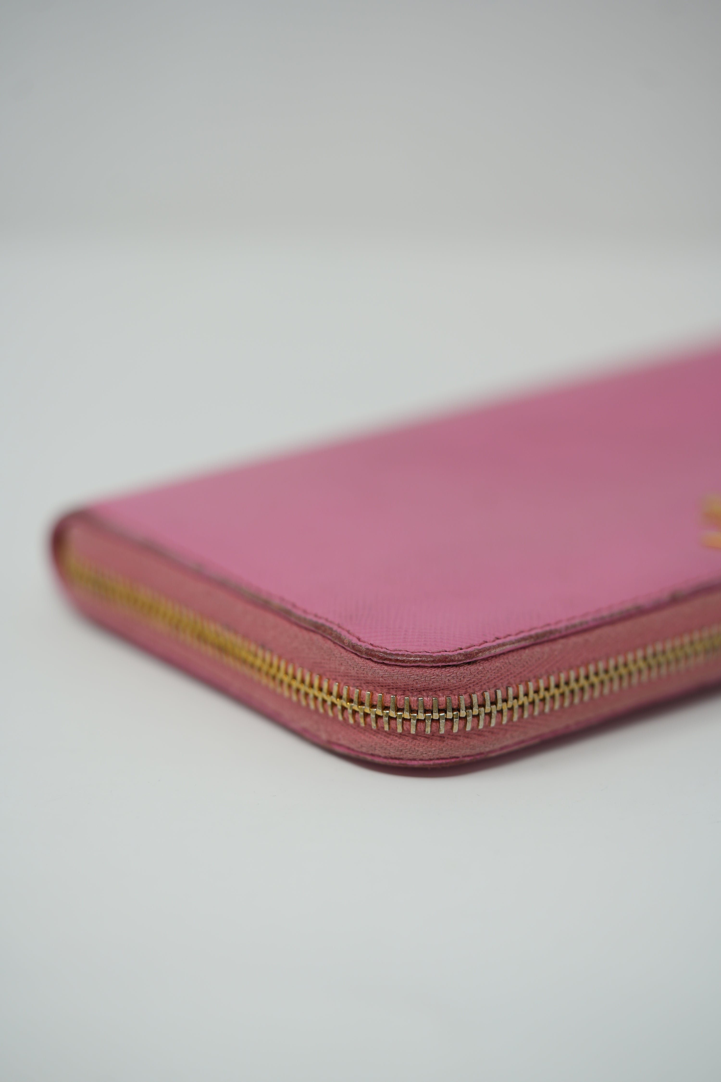 Prada Saffiano Long Zipped Wallet