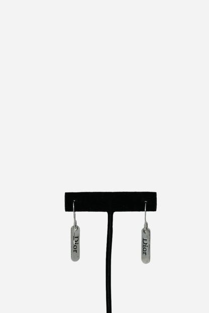 Dior Vintage Logo Dangle Earrings