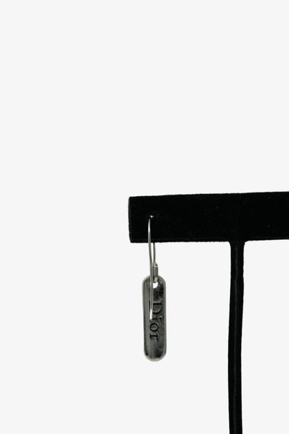 Dior Vintage Logo Dangle Earrings