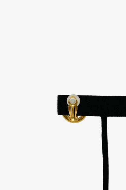 Givenchy Round Heart Earrings Clip-On