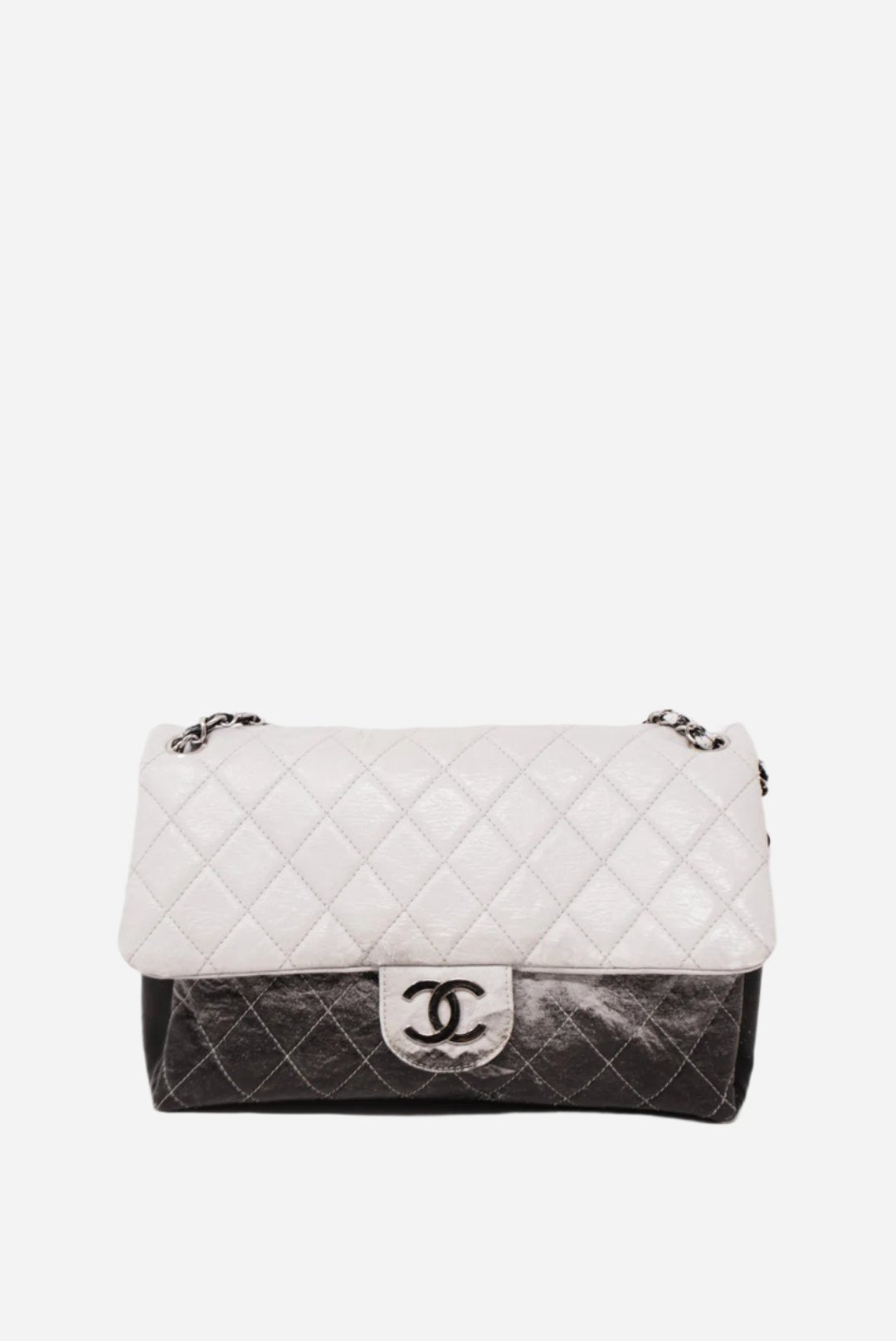 Pre-Owned Chanel Melrose Degrade Jumbo Flap Bag 2006-2008