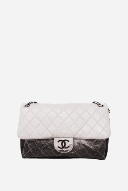 Pre-Owned Chanel Melrose Degrade Jumbo Flap Bag 2006-2008