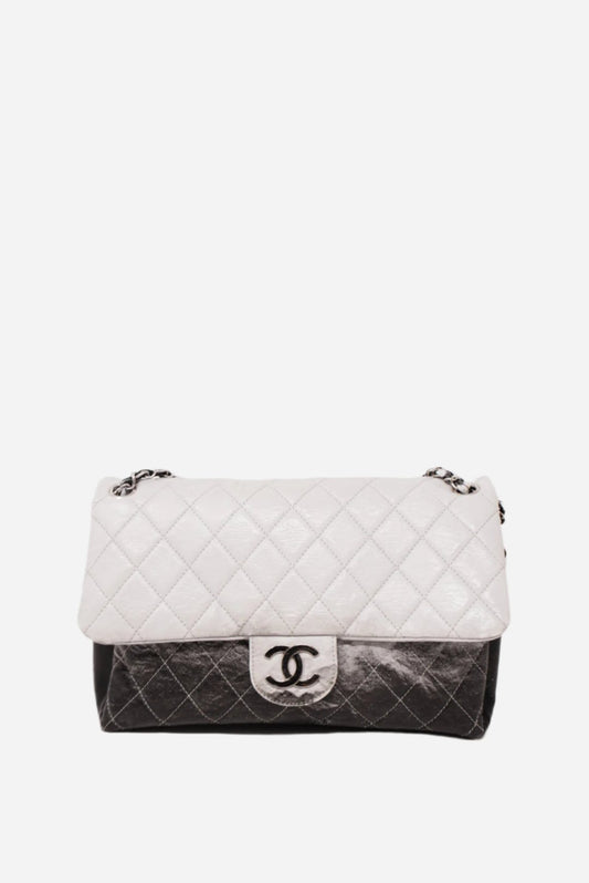 Pre-Owned Chanel Melrose Degrade Jumbo Flap Bag 2006-2008