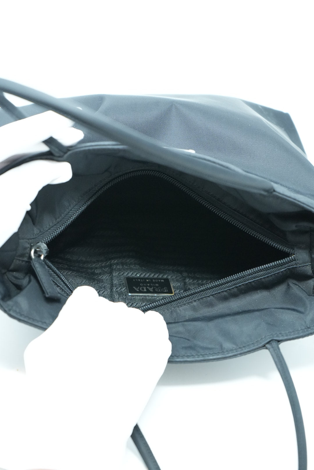 Prada Nylon Black Mini Tote bag