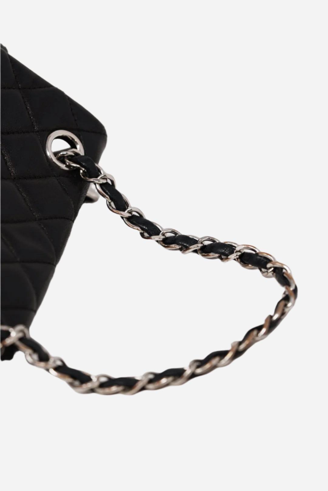 Pre-Owned Chanel 2016 Quilted Lambskin Black Backpack