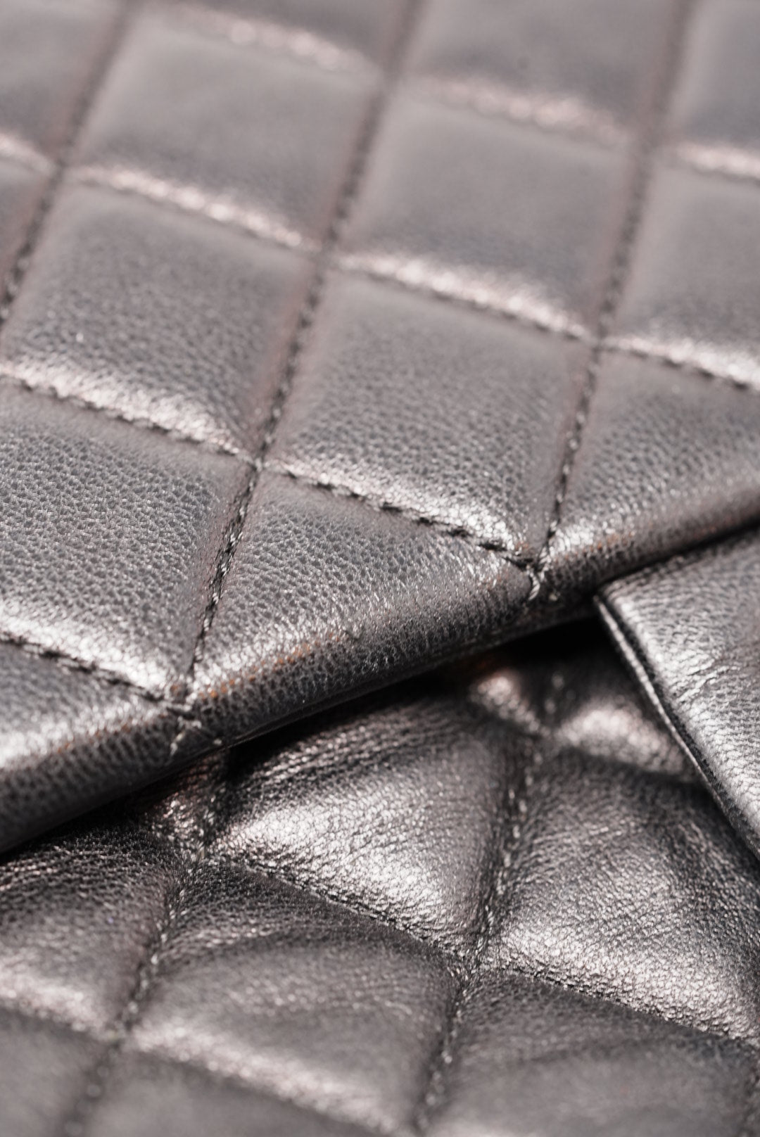 Pre-Owned Chanel 2016 Quilted Lambskin Black Backpack