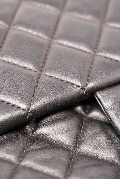 Pre-Owned Chanel 2016 Quilted Lambskin Black Backpack
