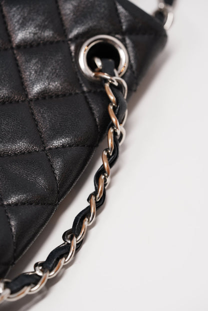 Pre-Owned Chanel 2016 Quilted Lambskin Black Backpack