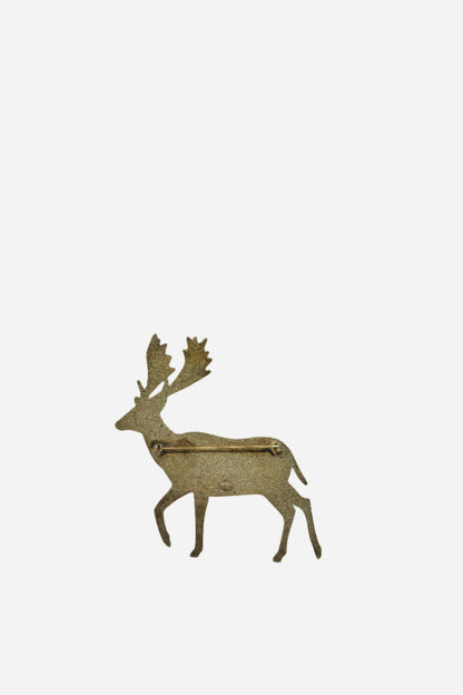 Pre-owned Chanel Deer Brooch