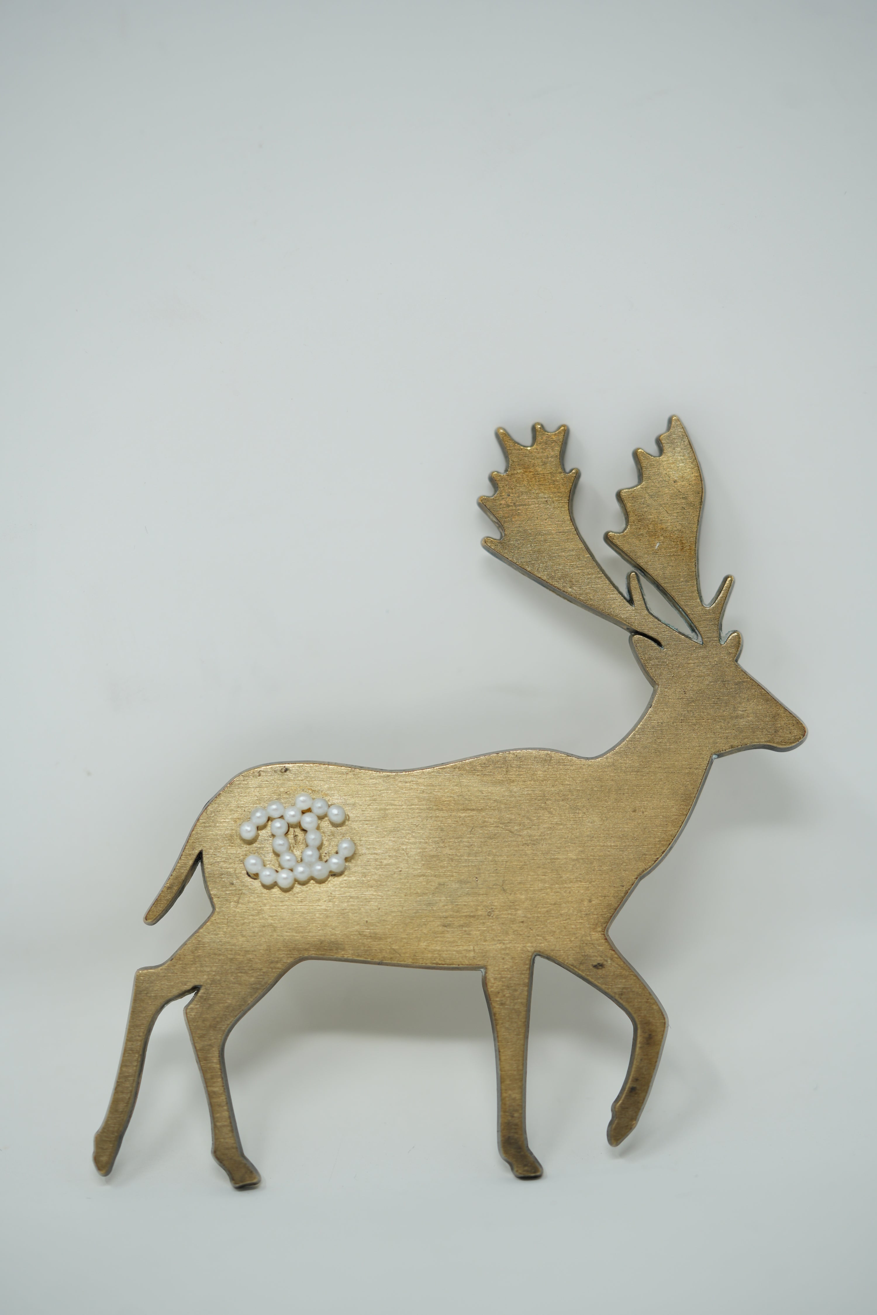 Pre-owned Chanel Deer Brooch