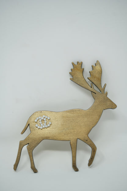 Pre-owned Chanel Deer Brooch