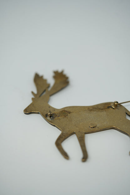 Pre-owned Chanel Deer Brooch