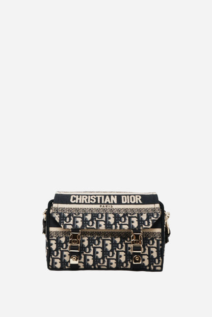 Dior Small Diorcamp Bag Blue Oblique