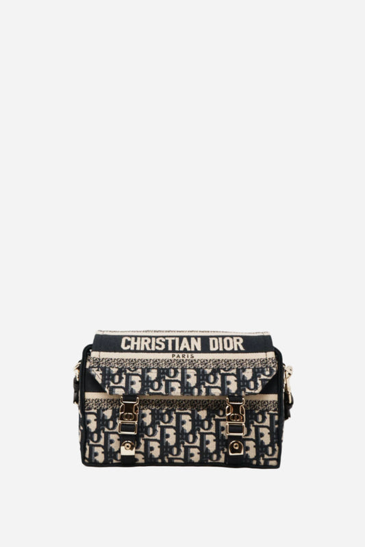 Dior Small Diorcamp Bag Blue Oblique