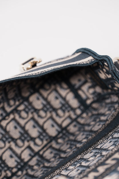 Dior Small Diorcamp Bag Blue Oblique