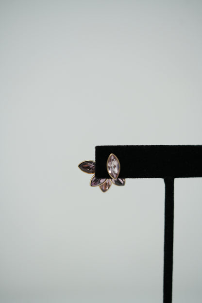 Dior Flower Crystal Earrings