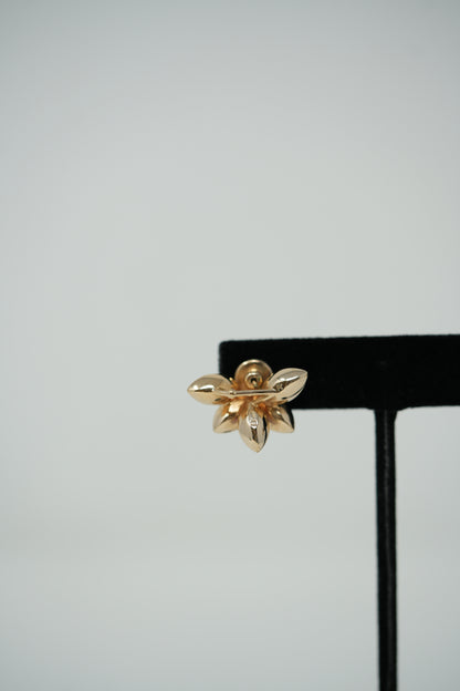 Dior Flower Crystal Earrings