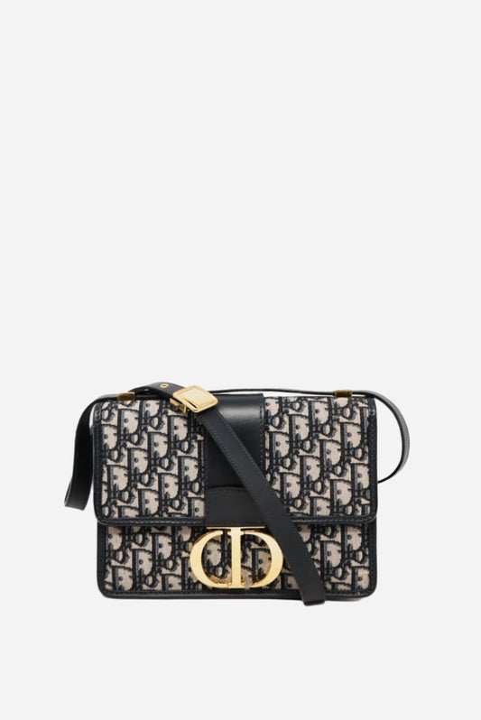 Dior 30 Montaigne Bag Blue Oblique 2018