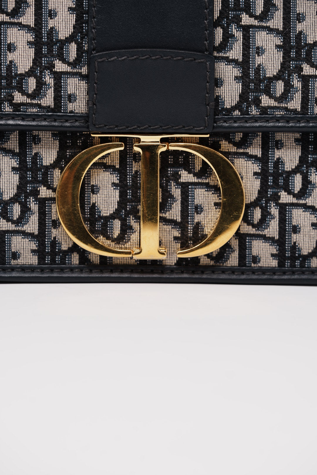 Dior 30 Montaigne Bag Blue Oblique 2018