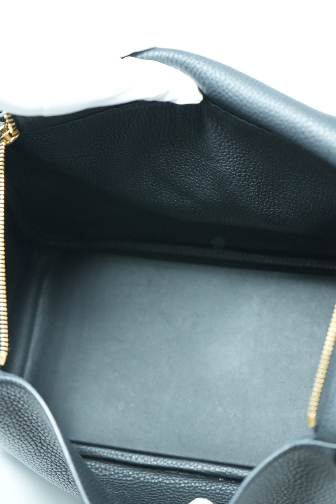Hermes 2018 Lindy30 Togo Shoulder Bag Black