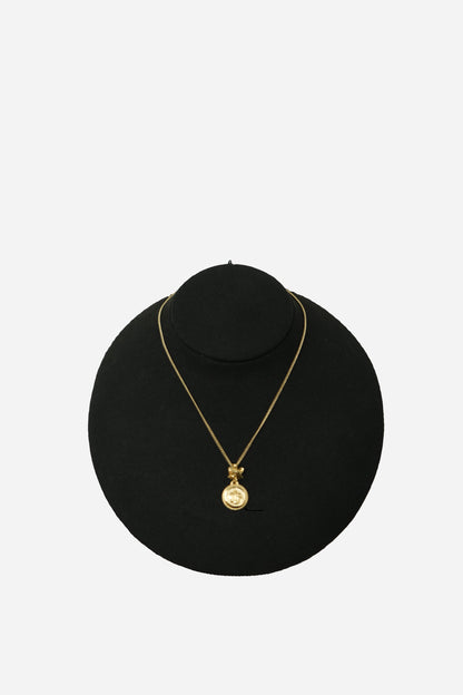 Dior Vintage Necklace Gold-plated