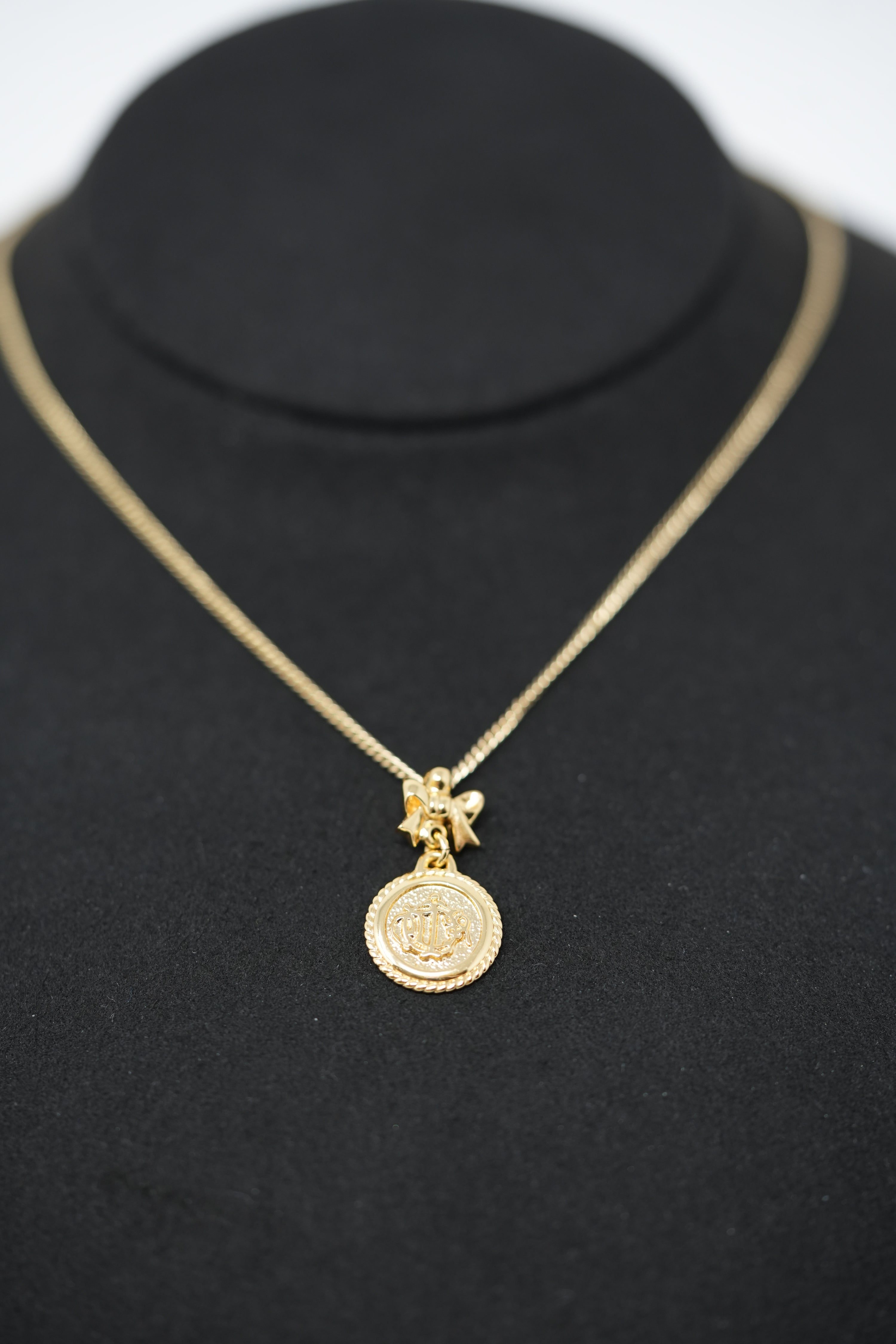 Dior Vintage Necklace Gold-plated