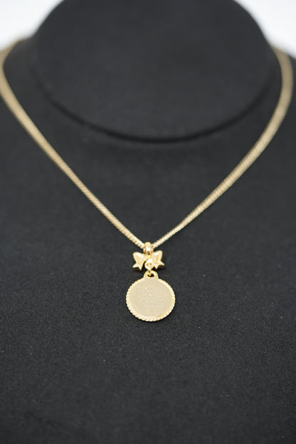 Dior Vintage Necklace Gold-plated