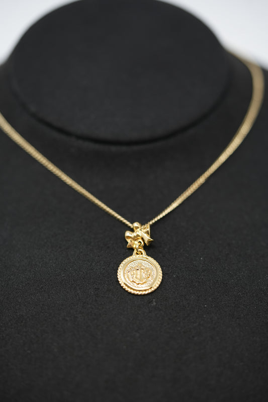 Dior Vintage Necklace Gold-plated