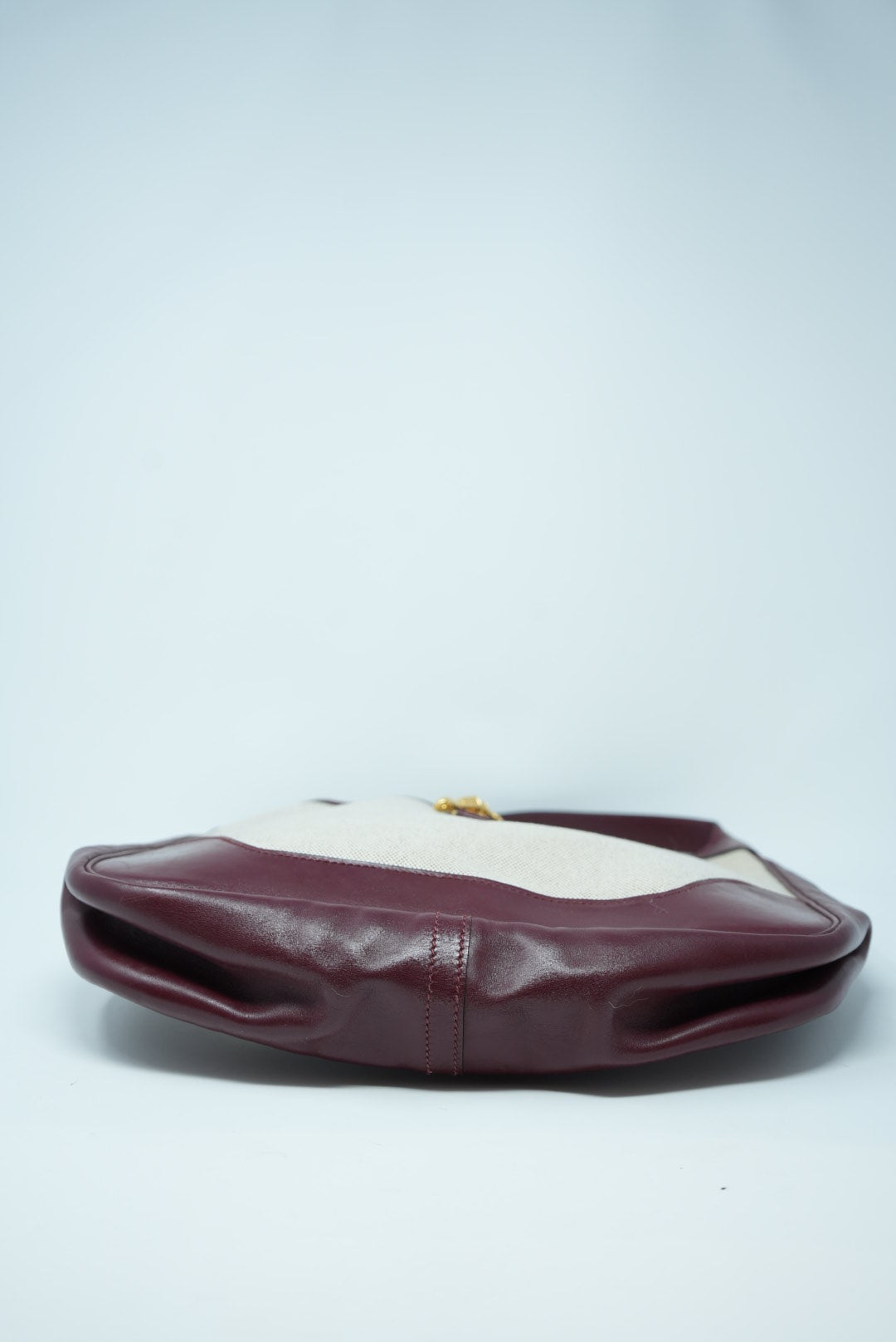 Hermes Vintage Leather&Canvas Shoulder Bag