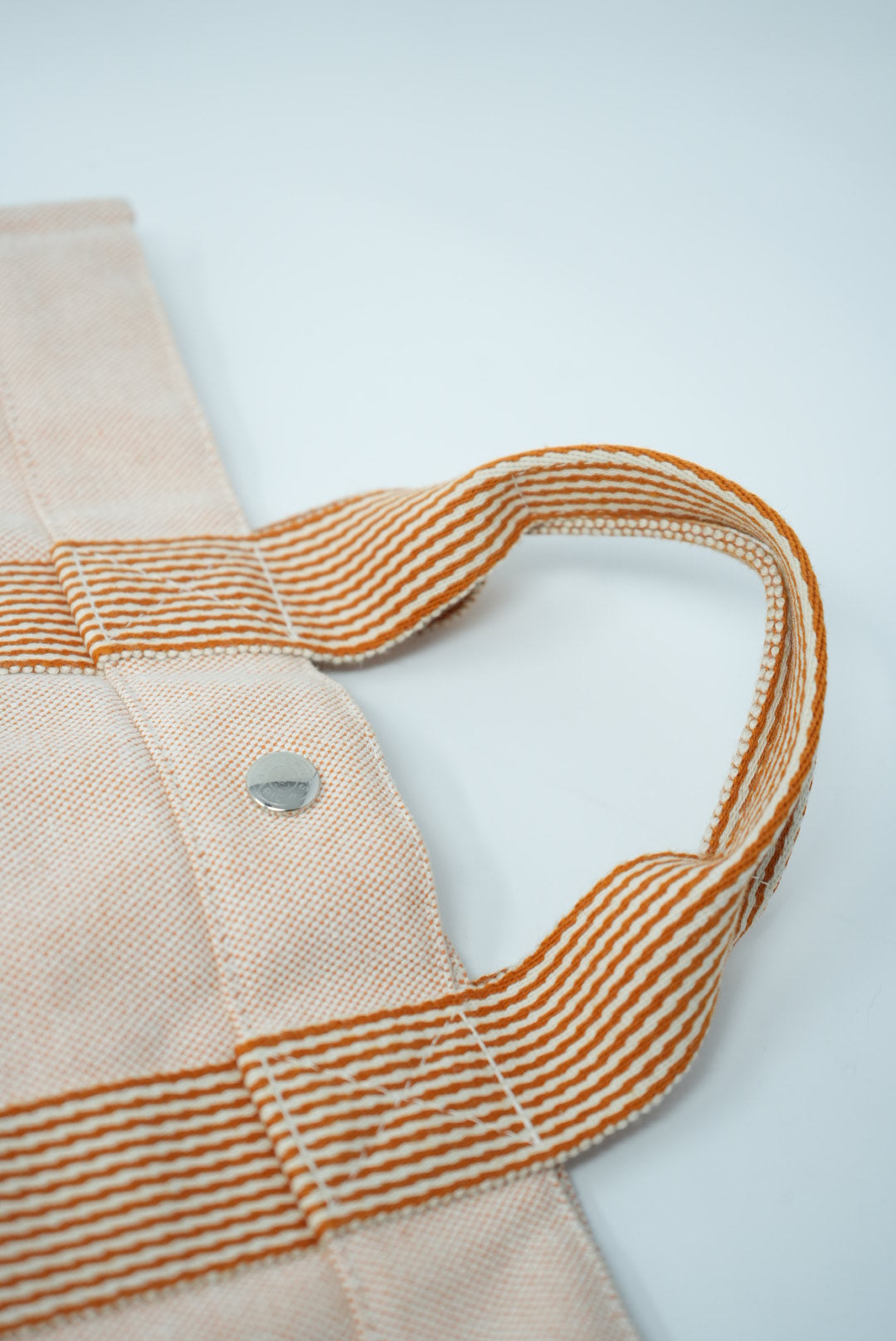Hermes Canvas Tote Bag Orange