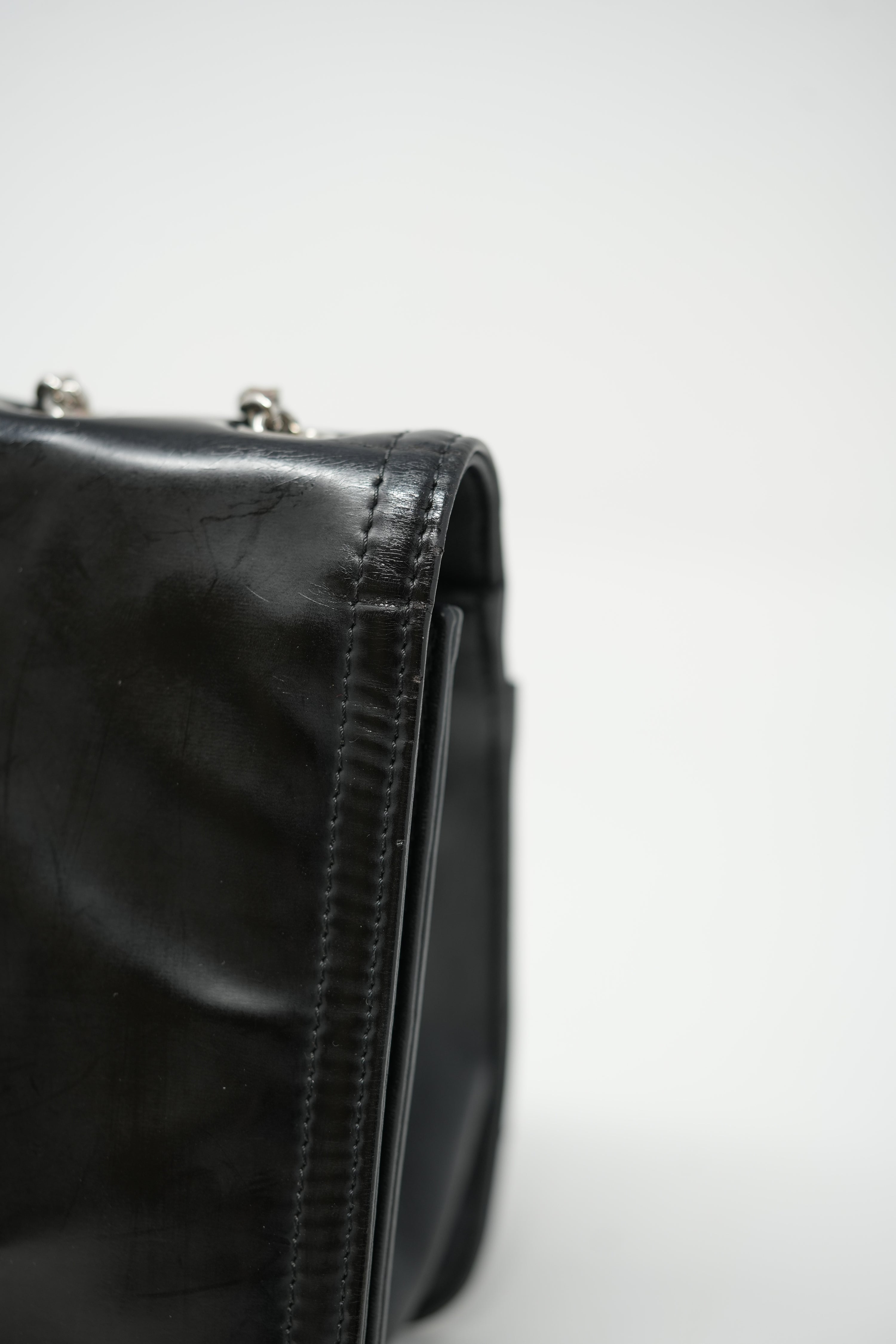 Pre-owned Chanel Vinyl Lipstick Flap Bag